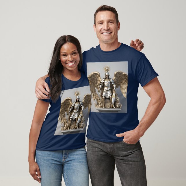 Majestic Archangel St. Michael T-Shirt Design. (Unisex)