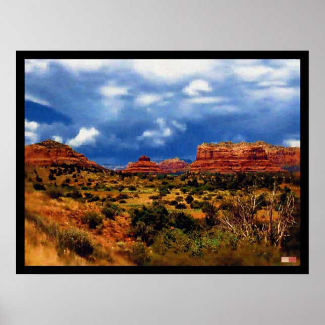 Majestic Arizona Desert 1 Poster (Framsidan)