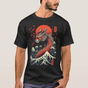 Majestic Artistic Japansk Dragon Spirit Tee