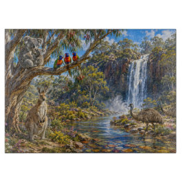 Majestic Australian Wildlife Waterfall