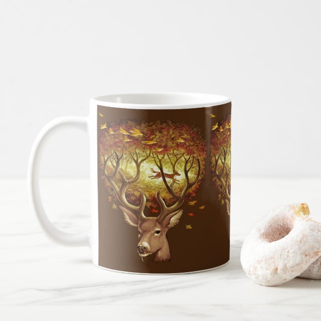 Majestic Autumn Kaffemugg (Med munk)