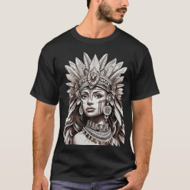 Majestic Aztec Queen T Shirt