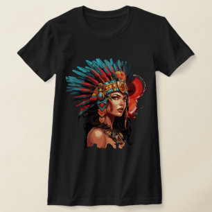 Majestic Aztec Queen T Shirt