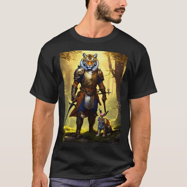 Majestic Bengal Tiger - Wildlife-Inspired T-Shirt" T Shirt (Framsida)
