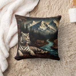 Majestic Bengal Tigers by Mountain River Kudde