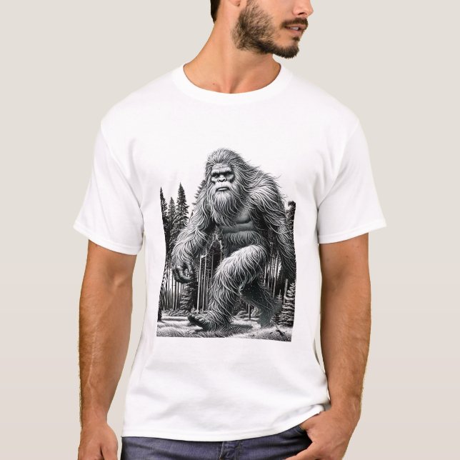 Majestic Bigfoot - Legendary Cryptid Tee (Framsida)