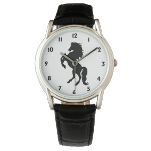 Majestic Black Stallion / Horse Armbandsur