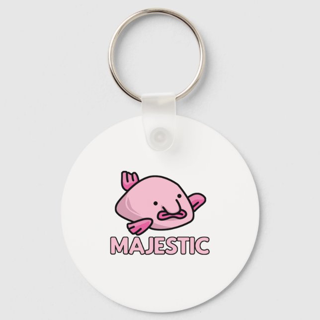 Majestic Blobfish Nyckelring (Framsida)