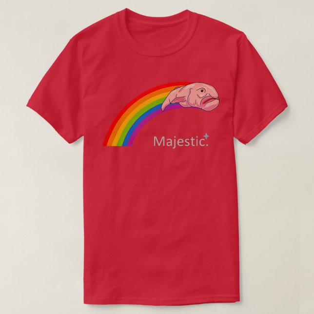 Majestic Blobfish T Shirt (Design framsida)