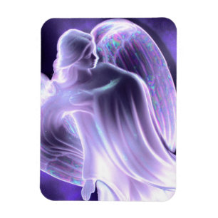 Majestic Blue Angel Magnet