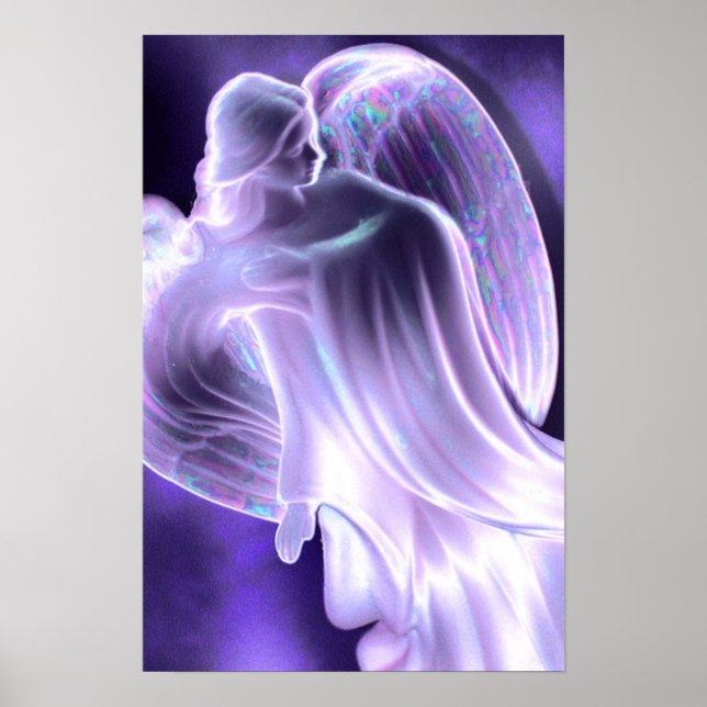 Majestic Blue Angel Poster (Framsidan)