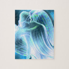 Majestic Blue Angel Puzzle Pussel