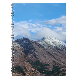 Majestic Blue Mountain Scenia Spiral Notebook Anteckningsbok
