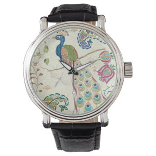 Majestic Blue Peacock Armbandsur