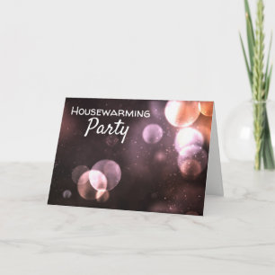 Majestic Bokeh Ljus, Party Inbjudan