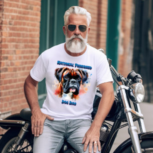 Majestic Boxer Hund Honors Pureborn Day T Shirt