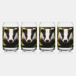 Majestic British badger highball
