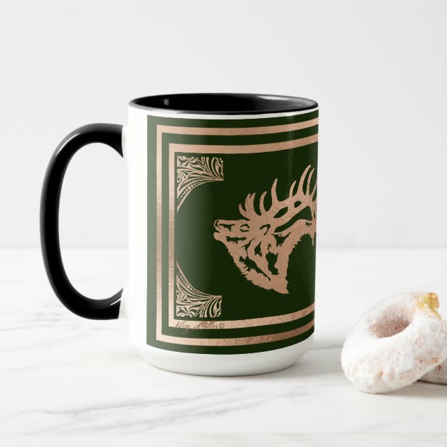 Majestic Bull Elk Mugg (Med munk)