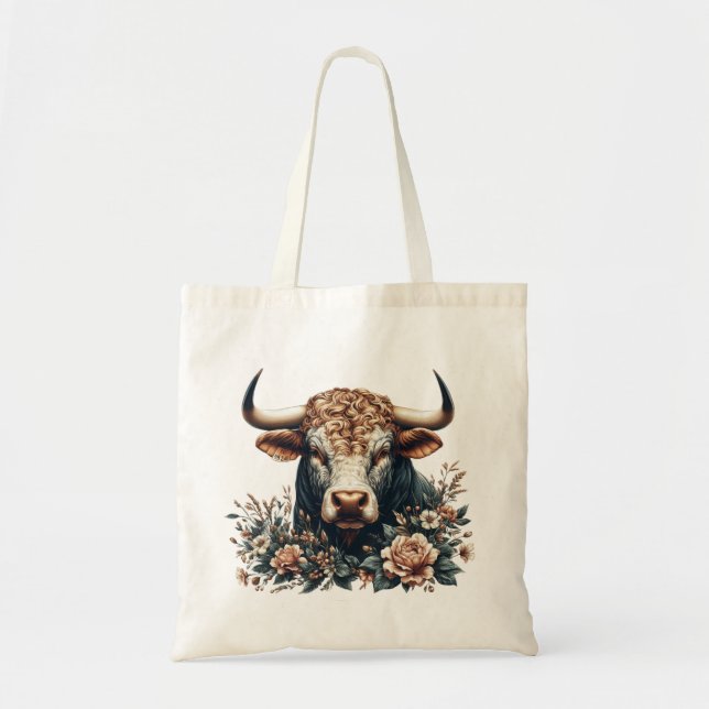 Majestic Bull i Bloom Tygkasse (Framsidan)