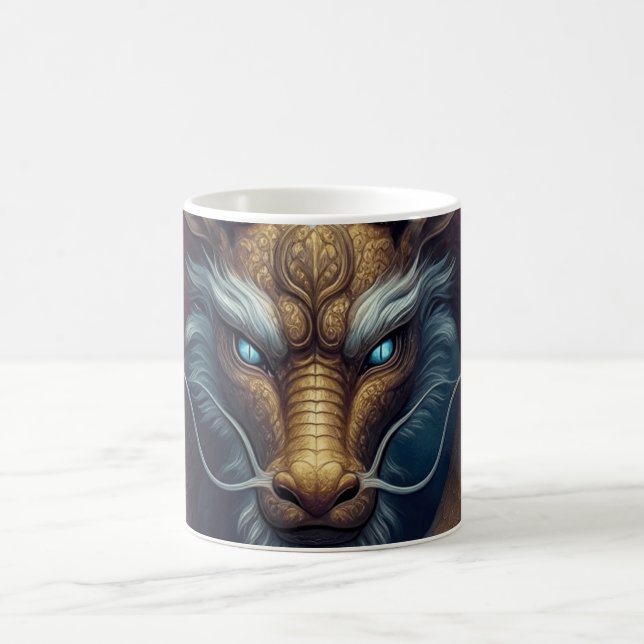 Majestic Celestial Dragon Kaffemugg (Center)