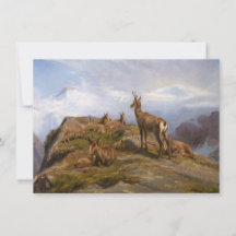Majestic Chamois in the Mountains (Rosa Bonheur)