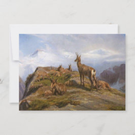 Majestic Chamois in the Mountains (Rosa Bonheur) Kort