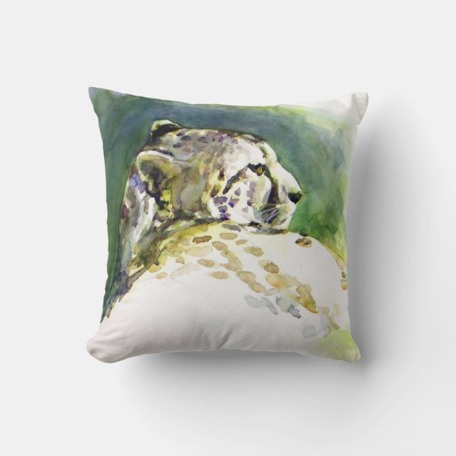 Majestic Cheetah Pillow Kudde (Framsida)