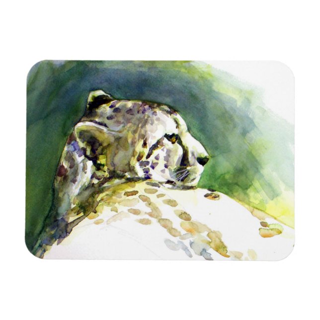 Majestic Cheetah Premium Magnet (Horisontell)