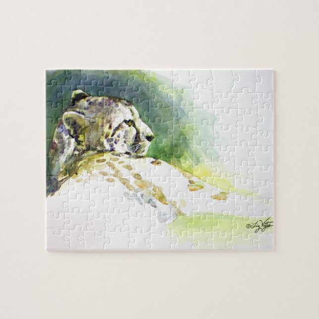 Majestic Cheetah Puzzle Pussel (Horisontell)