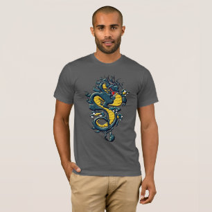 Majestic Chinese Dragon Släpp loss den mytiska kra T Shirt