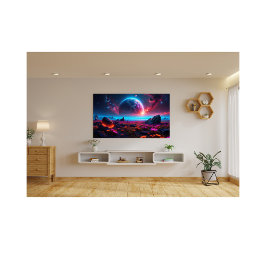 Majestic Cosmic Fantasy Ligcape Vibrant Fototryck