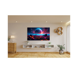 Majestic Cosmic Fantasy Ligcape Vibrant Fototryck