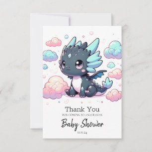 Majestic Dragon Baby Shower Tack Kort