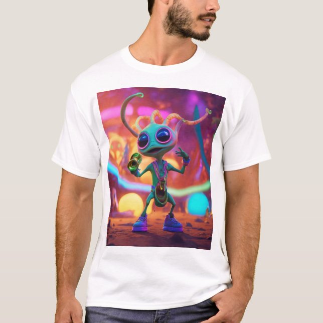 Majestic Dragon Breathing Fire T-Shirt Design. (Framsida)