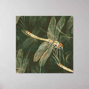 Majestic Dragonfly Mönster Canvastryck