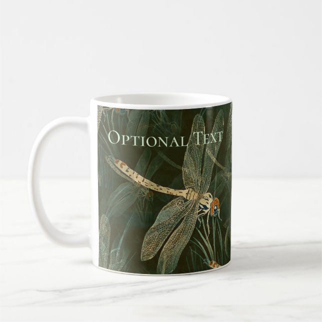 Majestic Dragonfly Mönster Kaffemugg (Vänster)