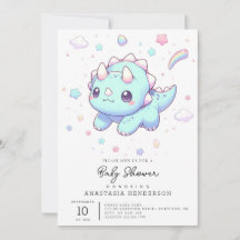 Majestic Dreamy Dinosaur Baby Shower