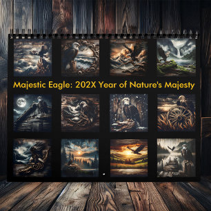 Majestic Eagle: A Year of Nature's Majesty 2025 Kalender