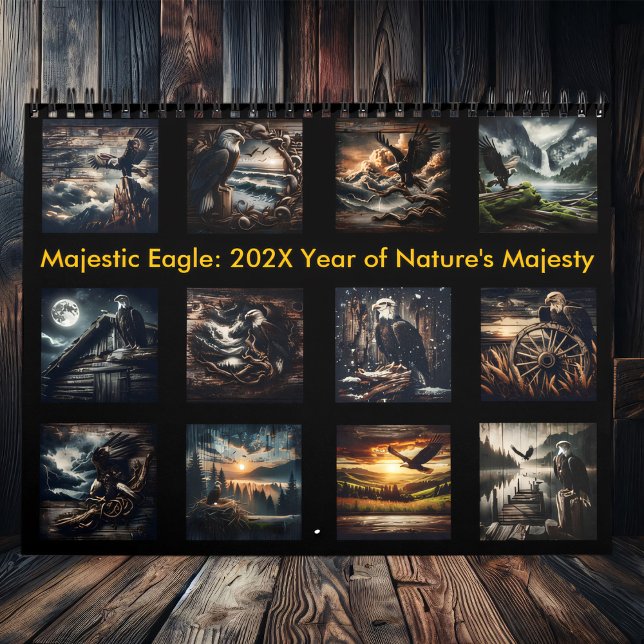 Majestic Eagle: A Year of Nature's Majesty 2025 Kalender (Skapare uppladdad)