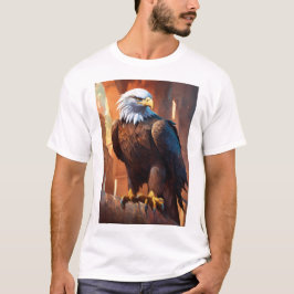 Majestic Eagle Art Prints: Captivating Wildlife Wa T Shirt