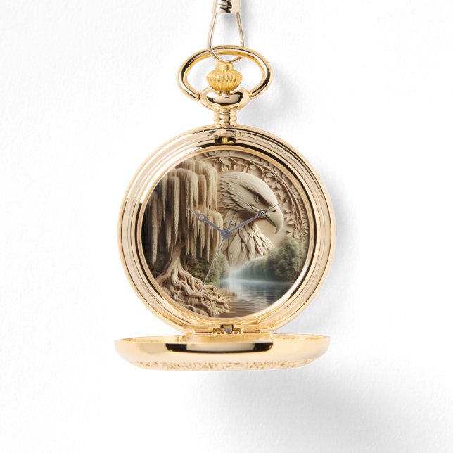 Majestic Eagle bortser från Serene Sjö Armbandsur (Framsida)