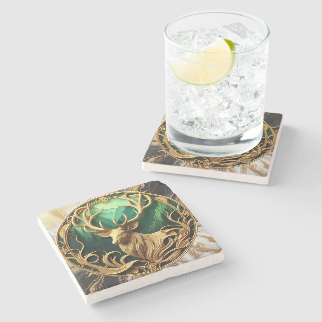 Majestic Eagle bortser från Serene Sjö Stenunderlägg (Sidan)