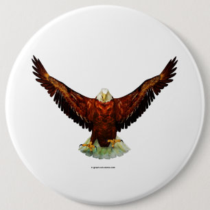 Majestic Eagle Button Stift Knapp