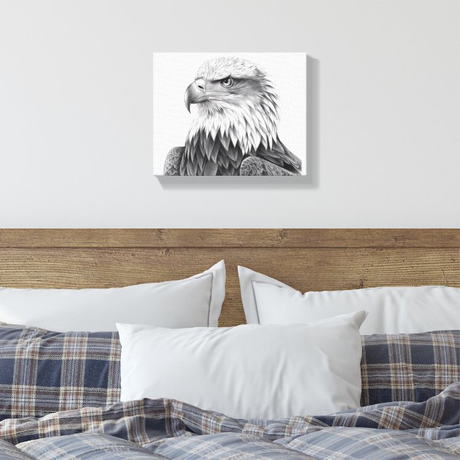 Majestic Eagle Canvastryck (Insitu (sovrum))