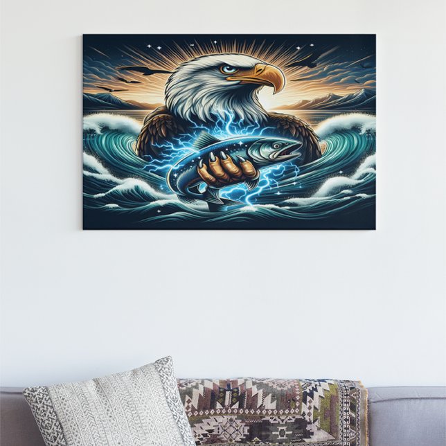 Majestic Eagle Catch Poster (Skapare uppladdad)