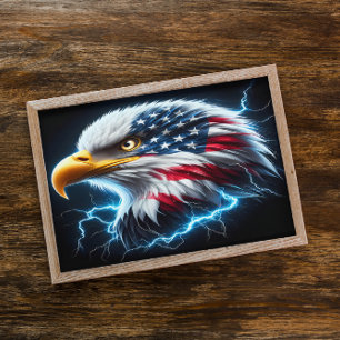 Majestic Eagle, det patriotiska Pridet Poster