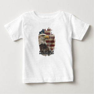 Majestic Eagle & Flagga - Frihetens anda T Shirt