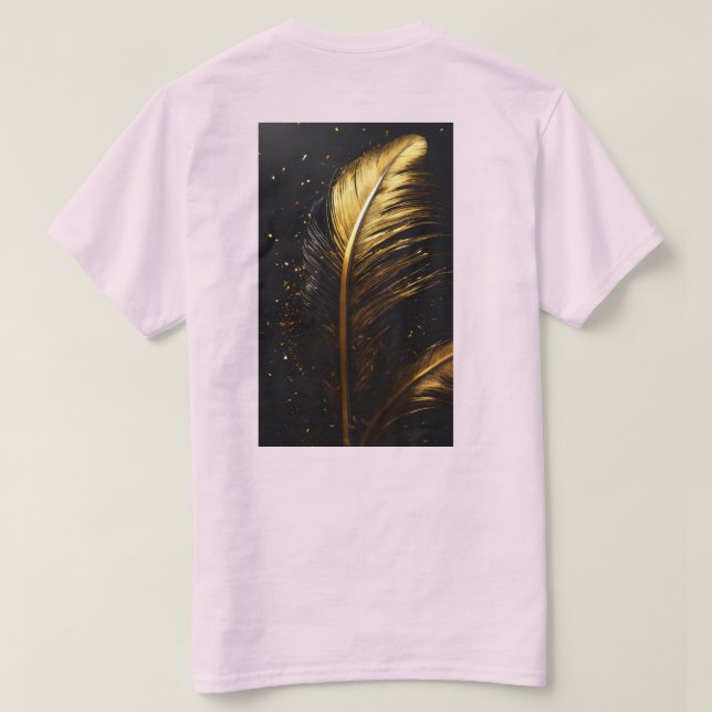 Majestic Eagle Flight: Soaring Spirit T-Shirt (Design baksida)