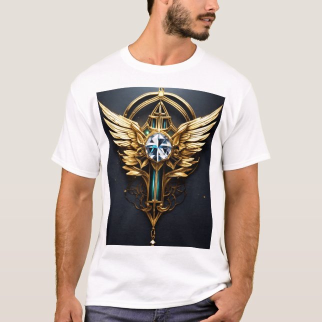 Majestic Eagle Graphic T-shirt Släpp loss din själ (Framsida)