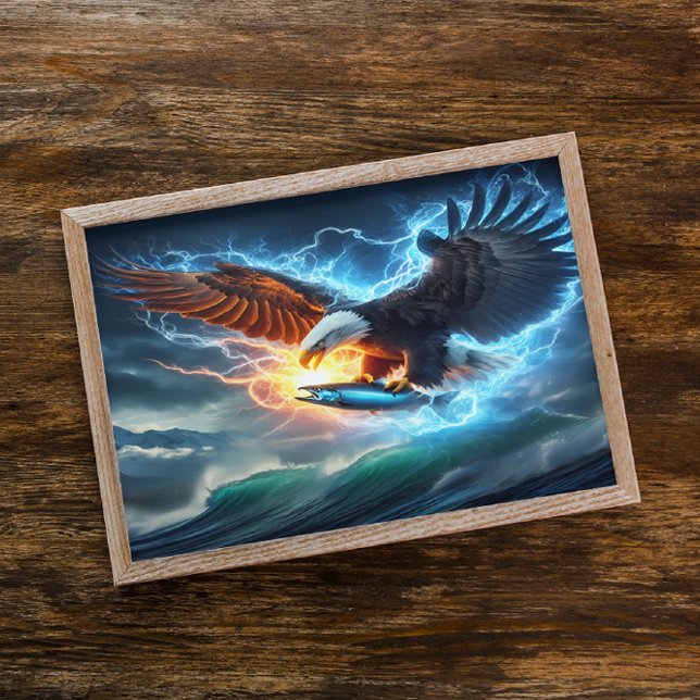 Majestic Eagle Grasping Ber Poster (Skapare uppladdad)
